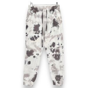 Free People Movement Tie-Dye Work it Out Joggers Women's S Gray White